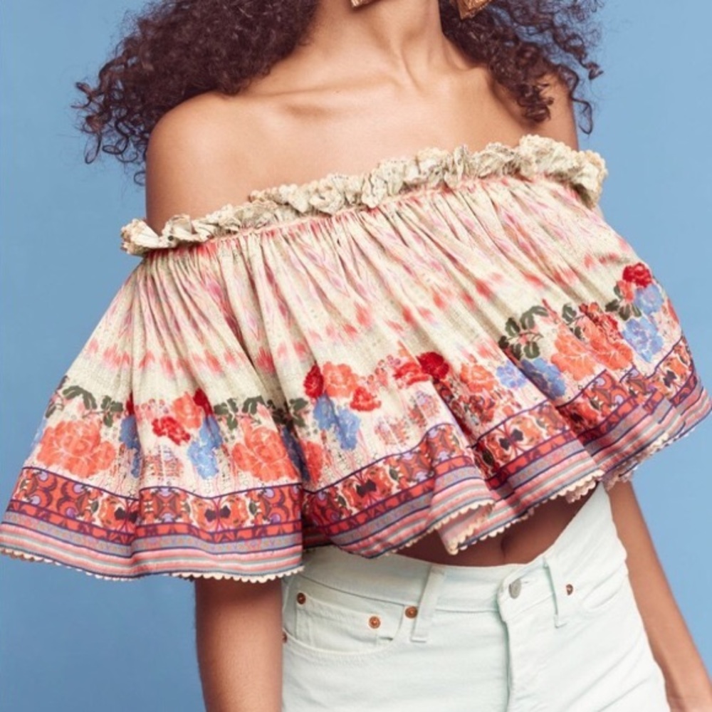 Anthropologie Villa Midi Top by Bhanuni